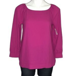 Lark & Ro 3/4 sleeve pink blouse, NWT, size 2